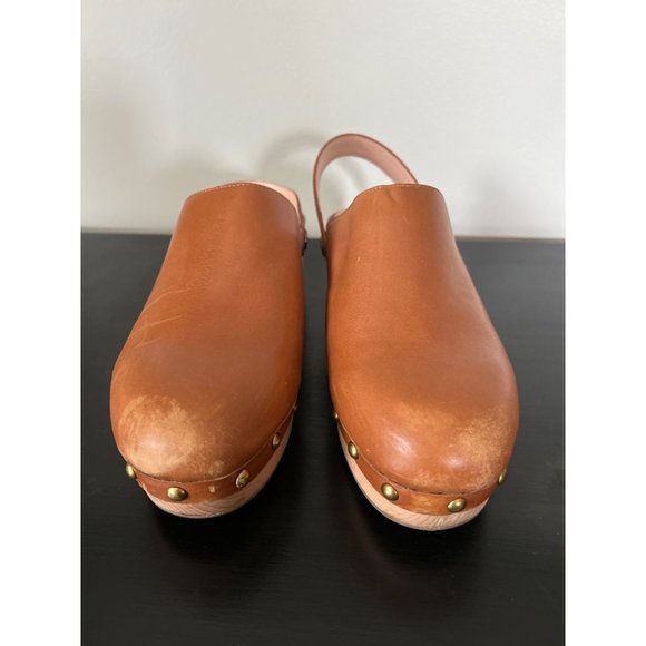 J Crew Convertible leather clogs, Flaw Size 8 - Picture 3 of 6